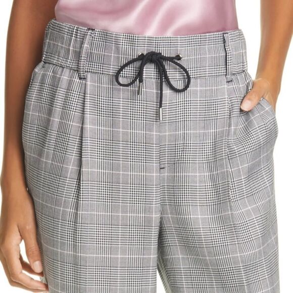 ATM Slacks ANTHONY THOMAS MELILLO
Cropped Prince Of Wales Checked Woven Tapered - Picture 6 of 7